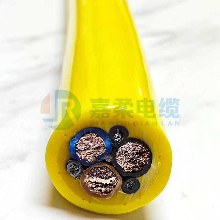 双护套抗拉卷筒电缆(带钢丝加强)