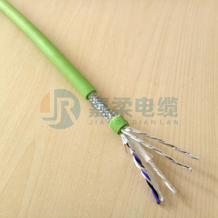 分屏+总屏结构高柔性编码器电缆(对绞屏蔽编码器信号传输反馈电缆) 分屏+总屏结构高柔性编码器电缆(对绞屏蔽编码器信号传输反馈电缆)