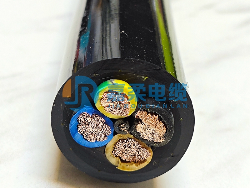 双护套抗拉卷筒电缆(带钢丝加强)