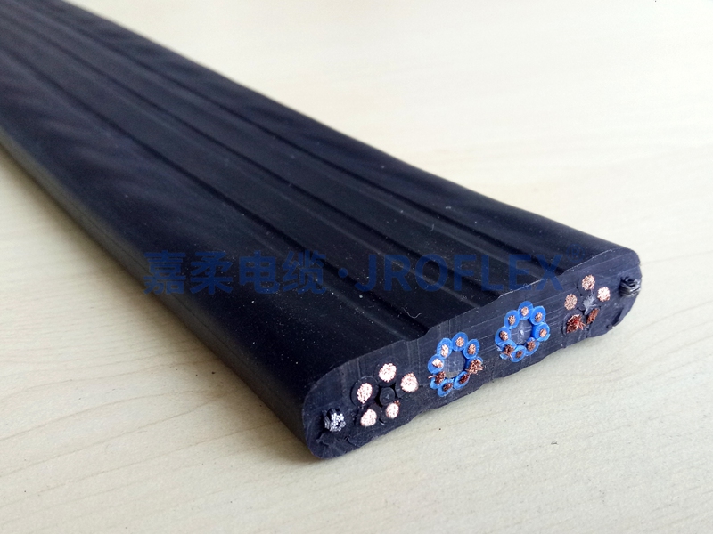 天车扁电缆(天车悬挂随行专用柔性扁电缆)