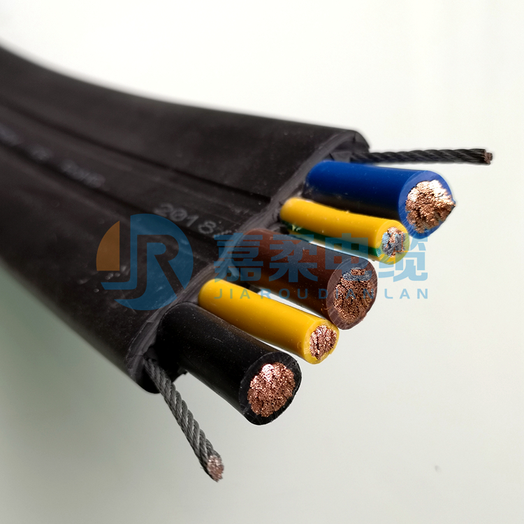 行车扁电缆(耐弯折行车随行电缆)