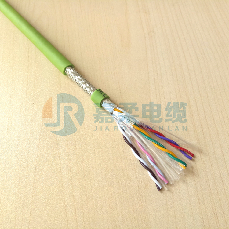 拖链专用高柔性双绞屏蔽编码器电缆8芯0.3平