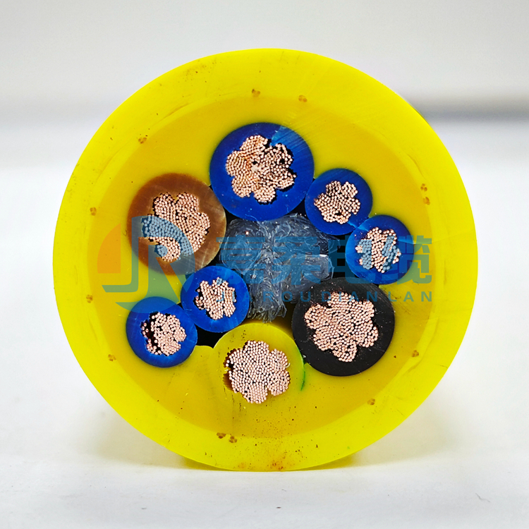 渣吊电缆_渣吊抓斗专用抗拉抗扭电缆4G10+4x4mm²